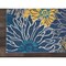 Homeroots 4 x 6 ft. Blue Tropical Flower Area Rug 385401 - alternate 6